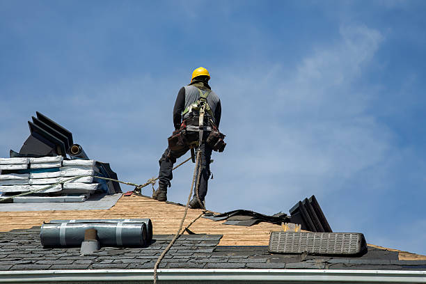 Professional Flat Roof Repair technician working in Montgomery, OH
